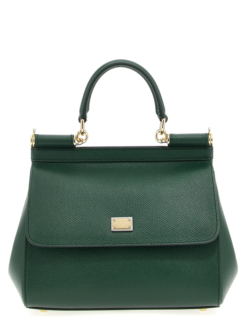 Dolce & Gabbana Bicolor Calfskin Handbag