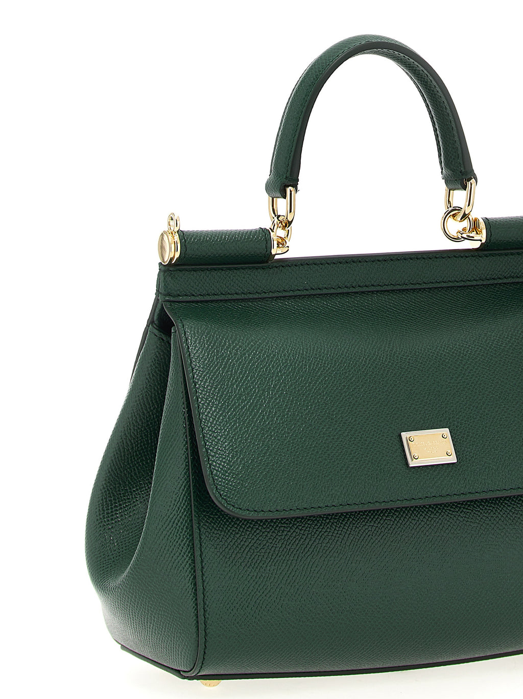 Dolce & Gabbana Bicolor Calfskin Handbag