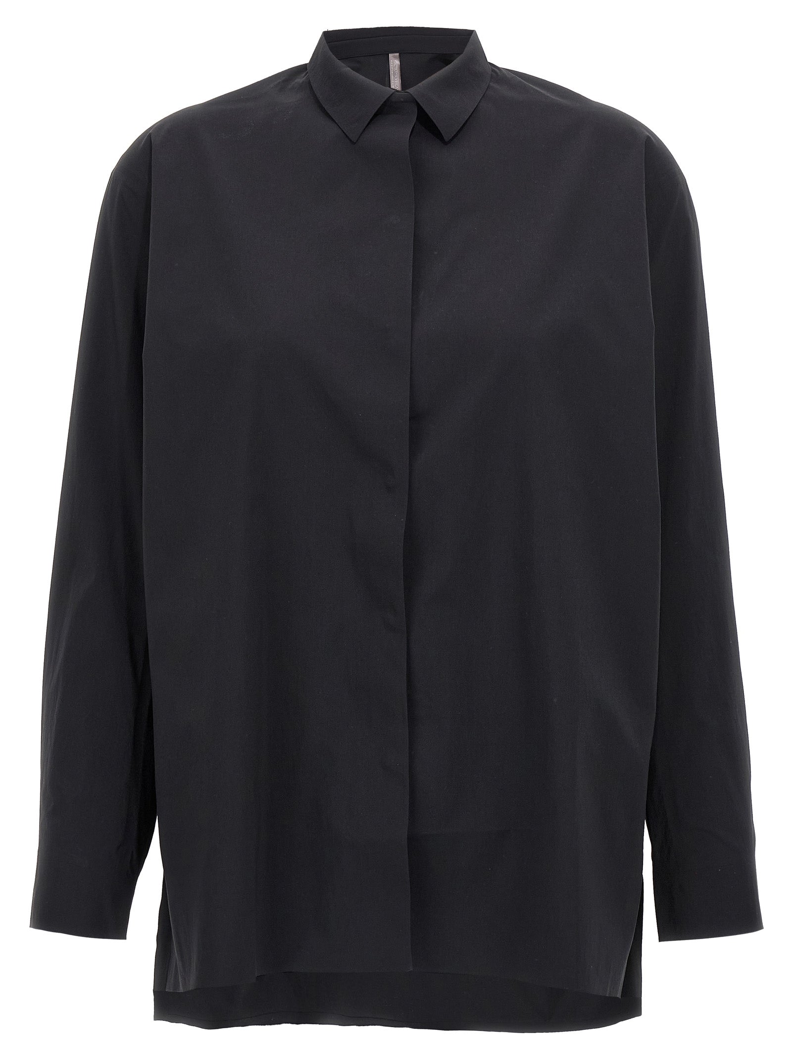 Black Nylon Blouse