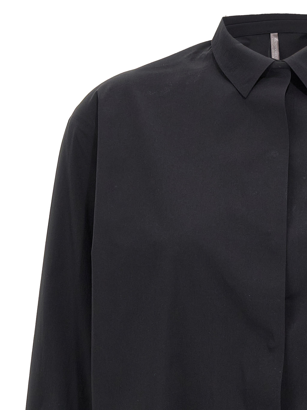 Black Nylon Blouse
