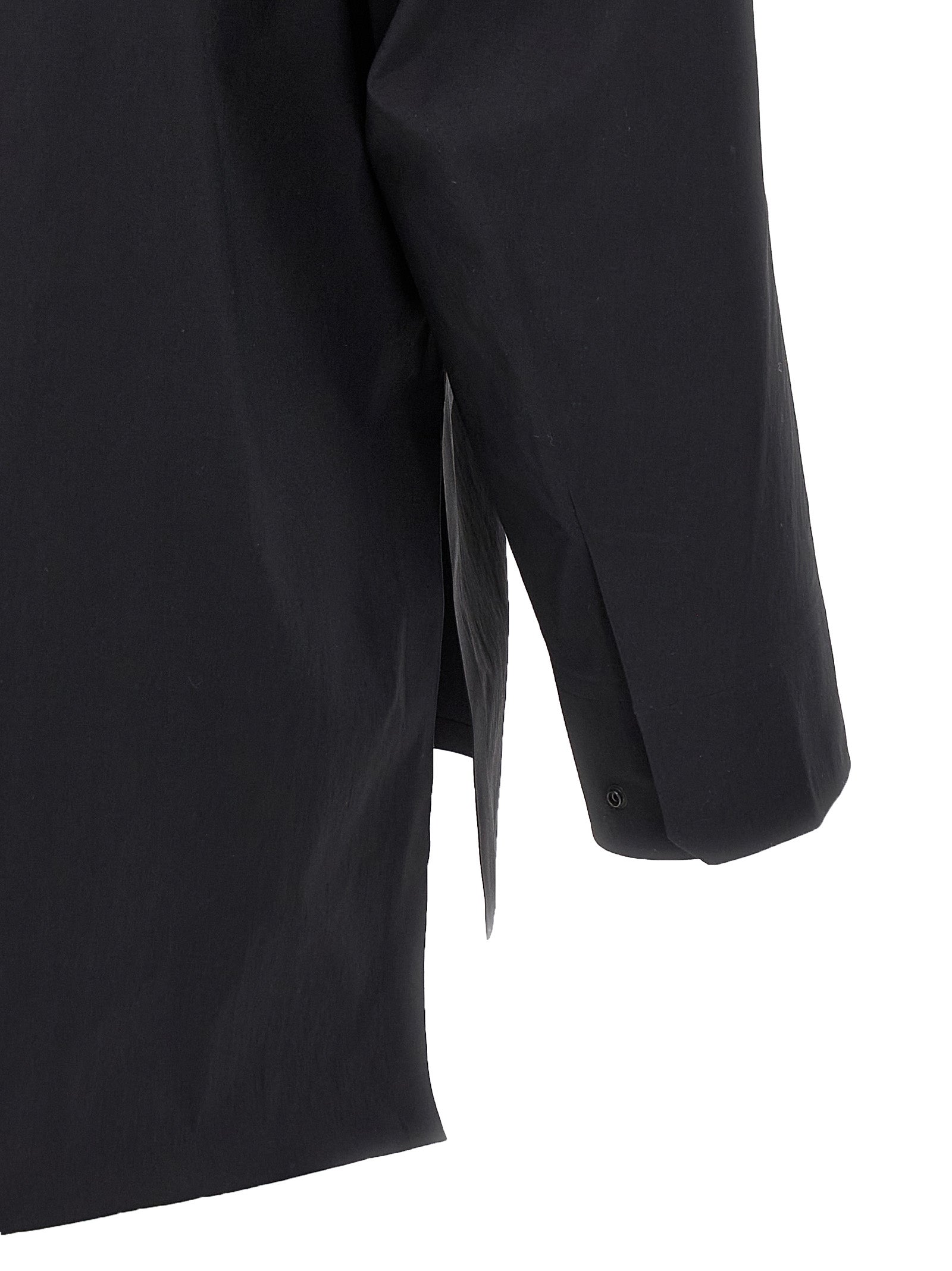 Black Nylon Blouse