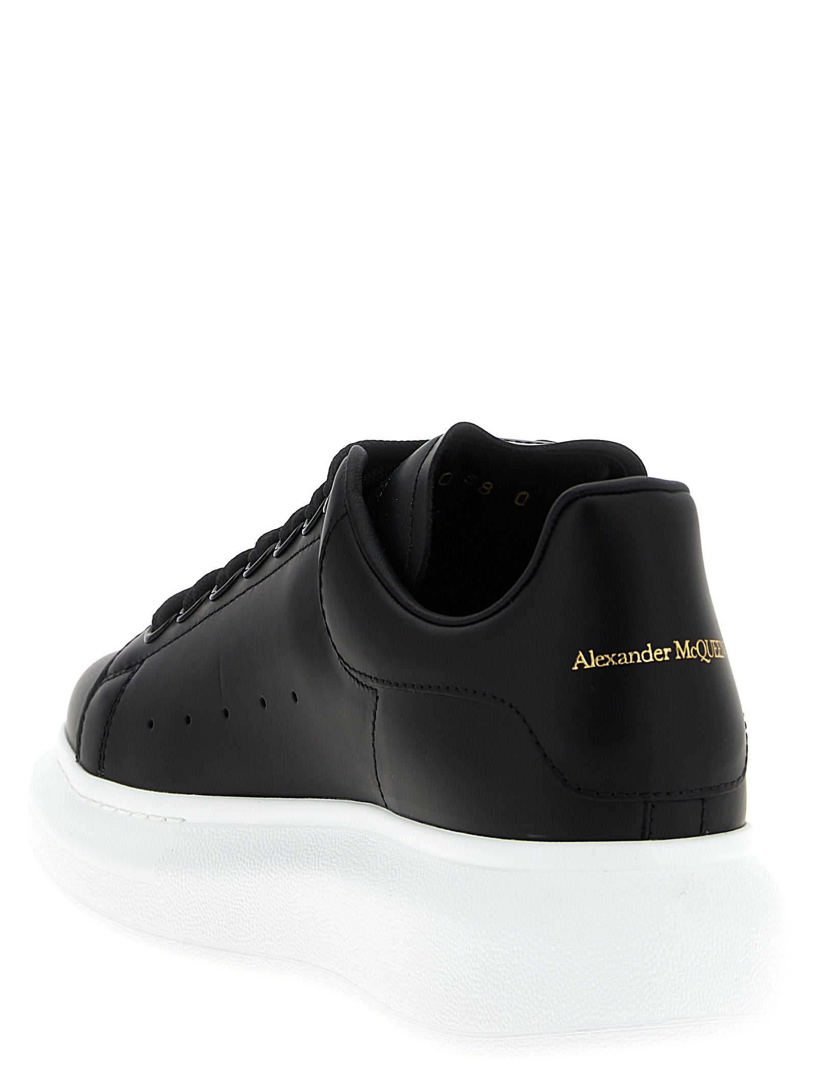 Bicolor Bovine Leather Low Top Sneakers