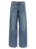 Blue Cotton Relaxed Fit Jeans