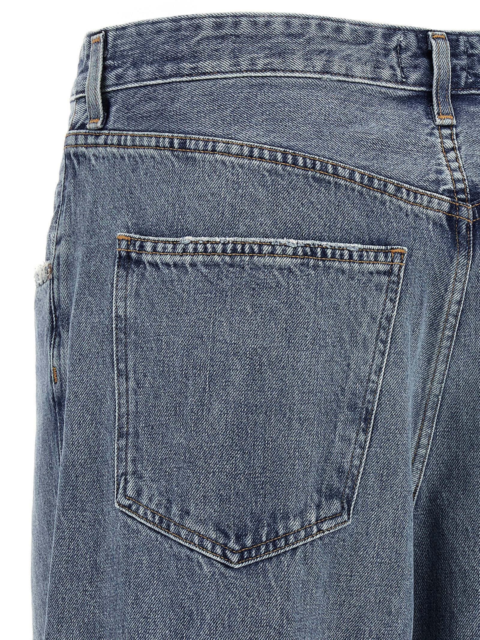 Blue Cotton Relaxed Fit Jeans