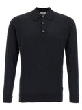 Black Cotton Polo Shirt