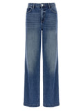 Blue Cotton Jeans Denim