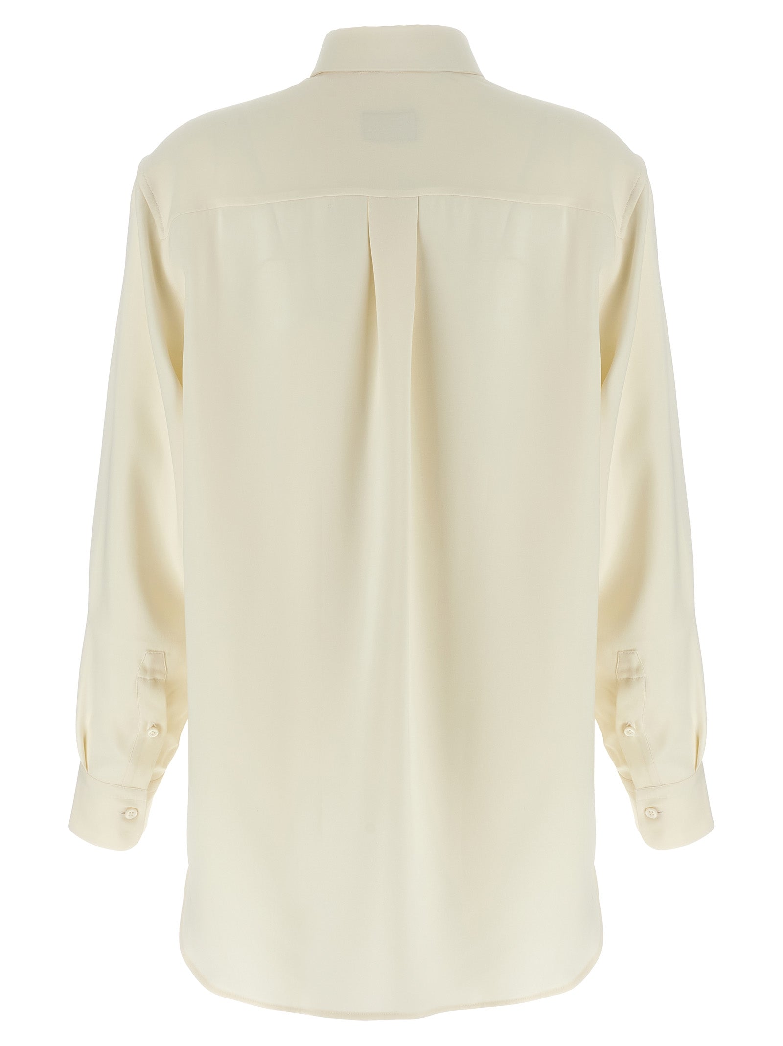 White Silk Blouse