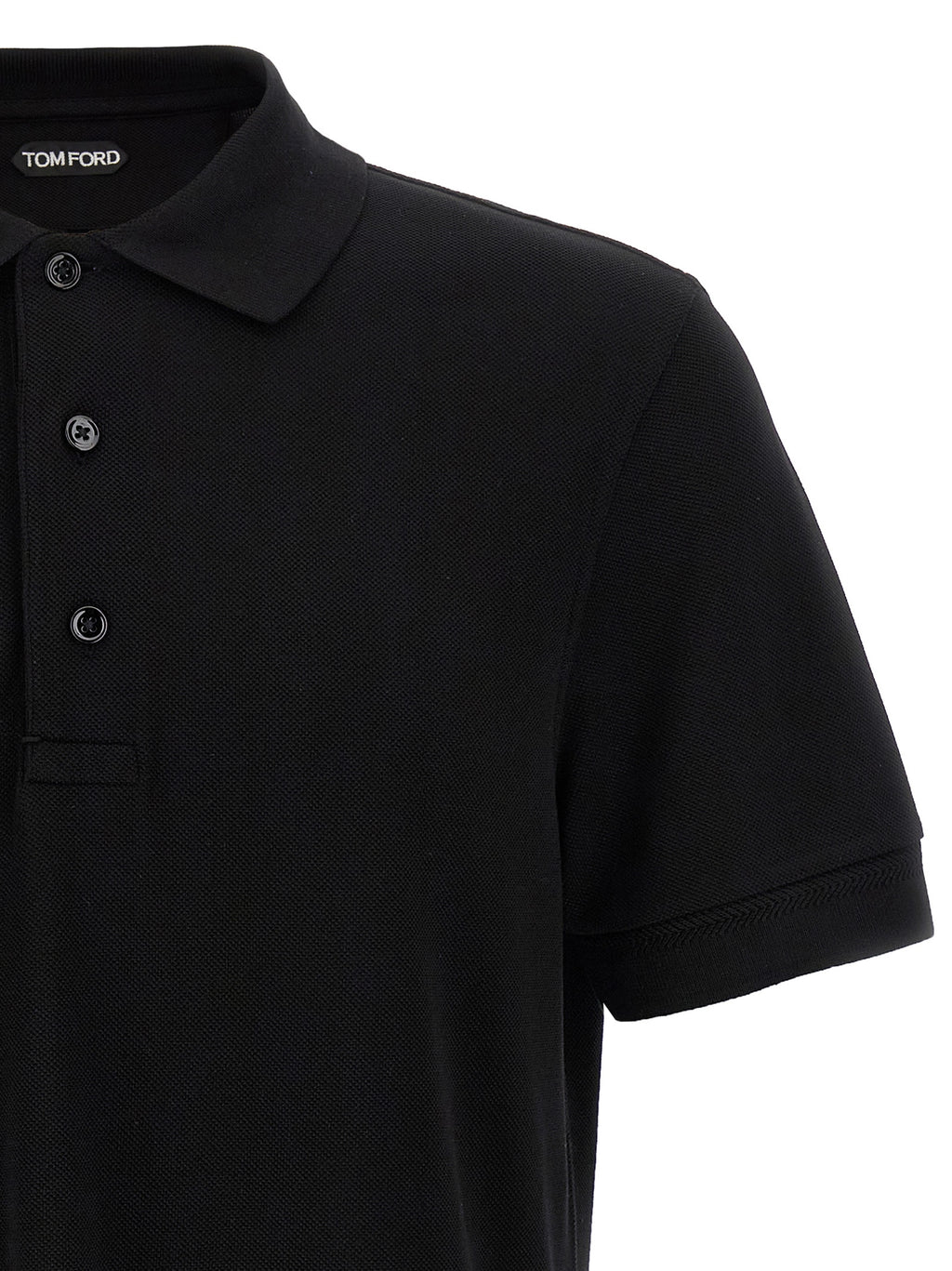 Black Lyocell Polo Shirt
