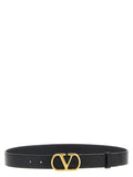 Black Calfskin Regular Belt