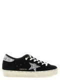 Black Leather Low Top Sneakers