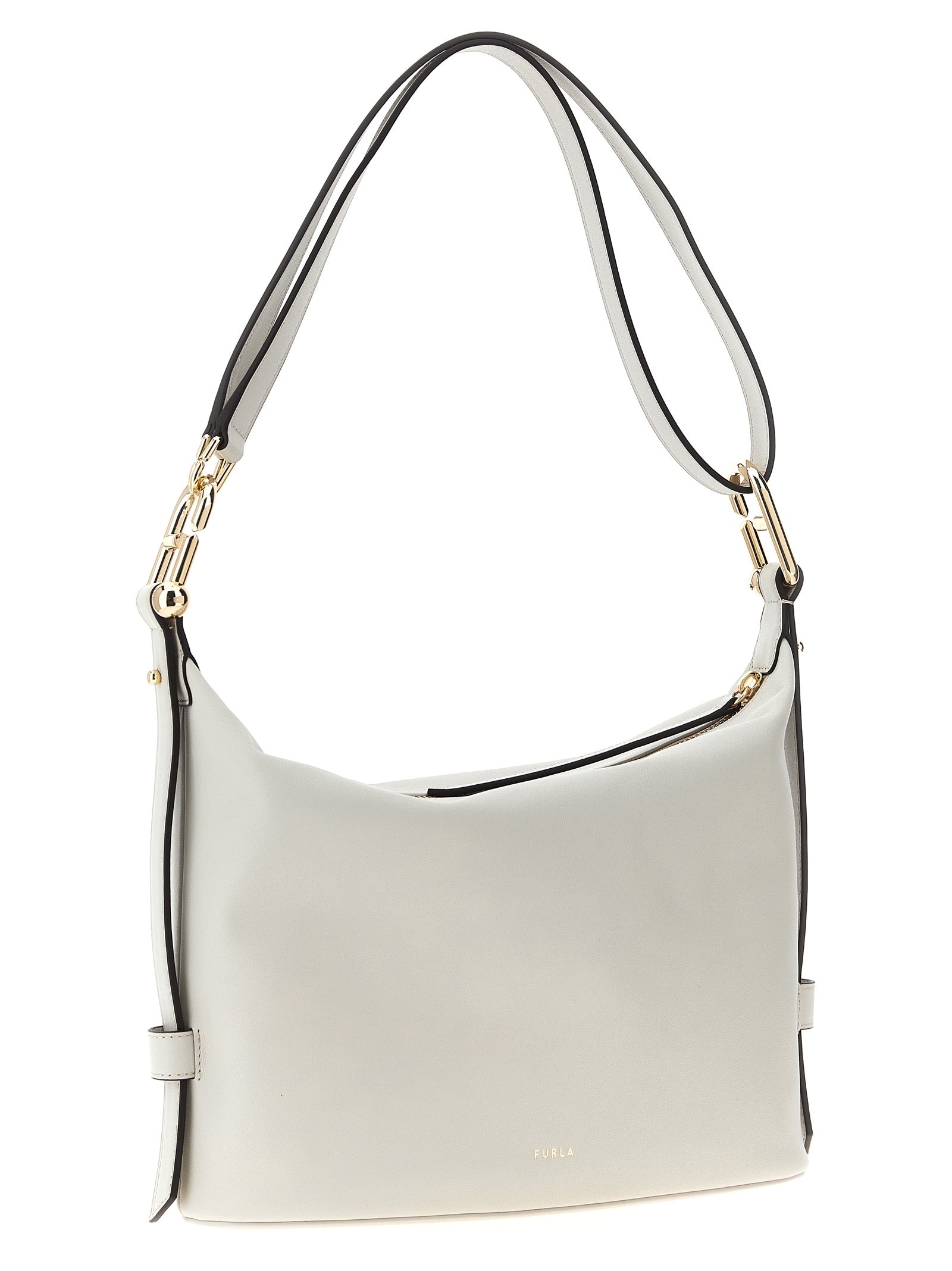White Leather Shoulder Bag