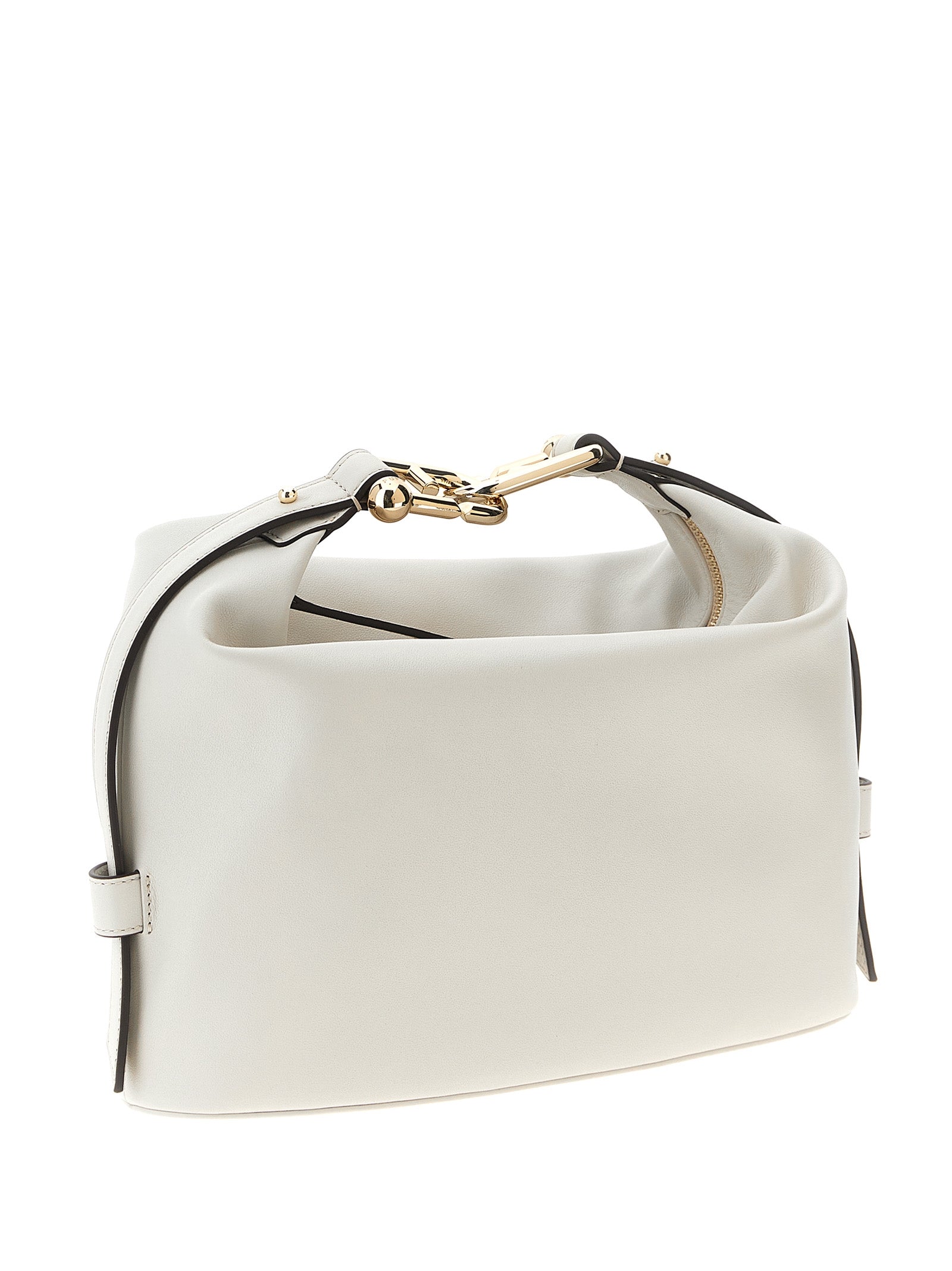 White Leather Shoulder Bag