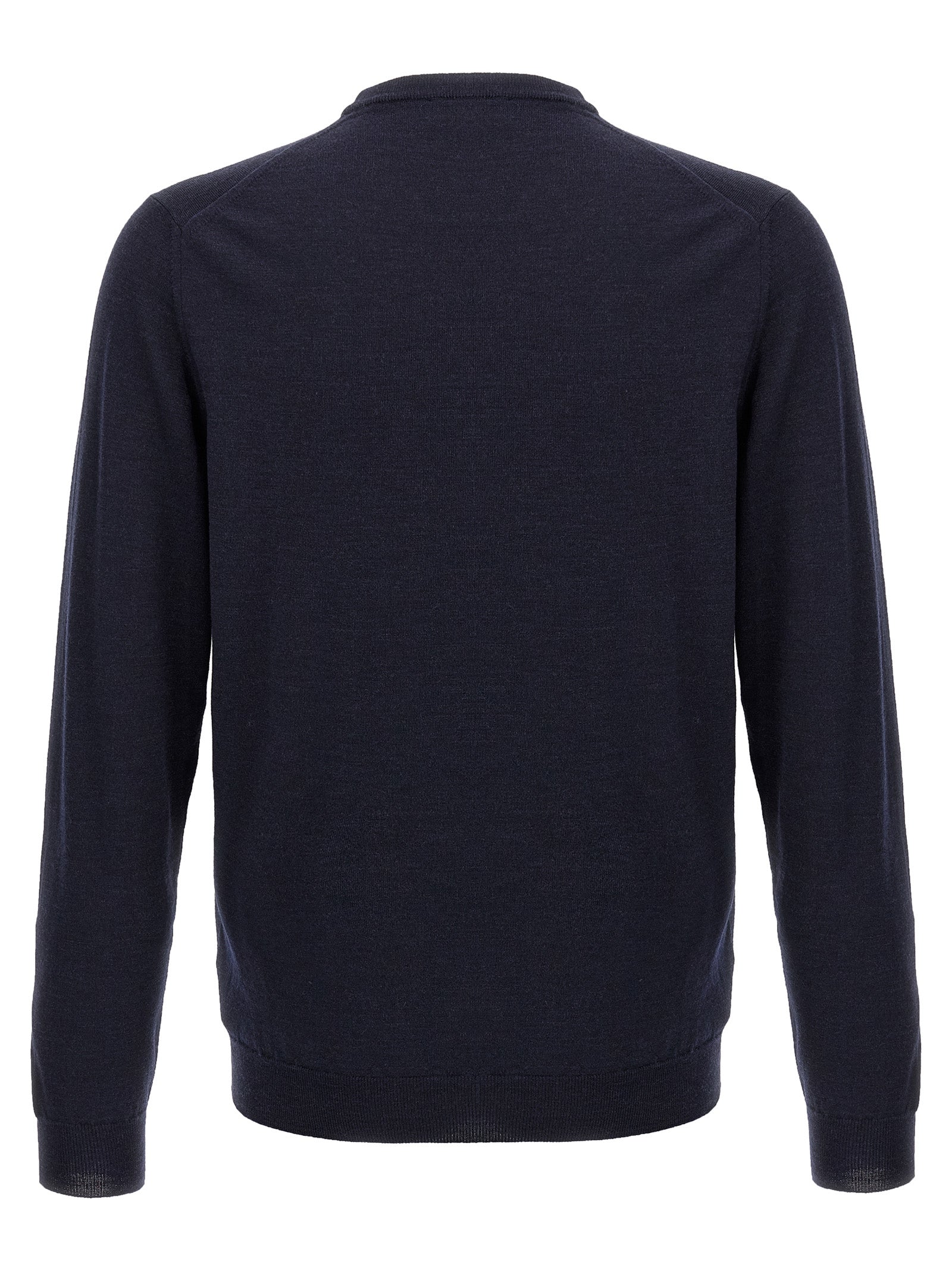 Blue Virgin Wool Cardigan