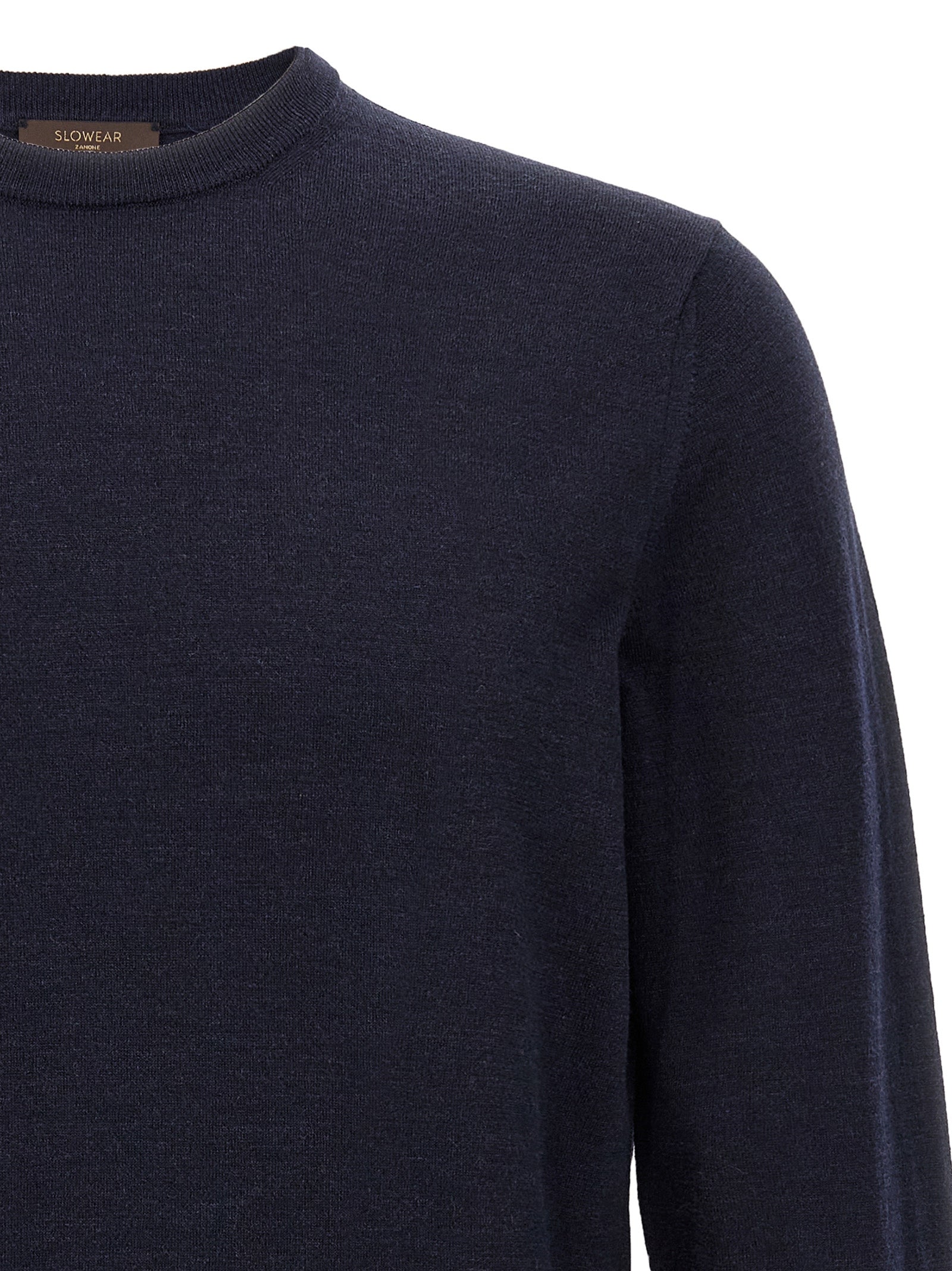 Blue Virgin Wool Cardigan