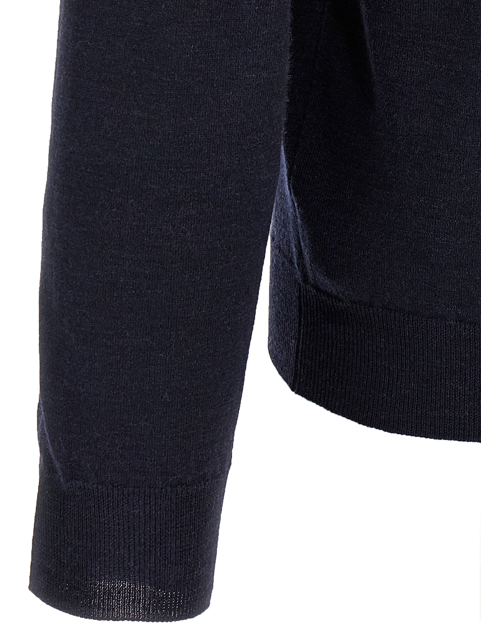 Blue Virgin Wool Cardigan