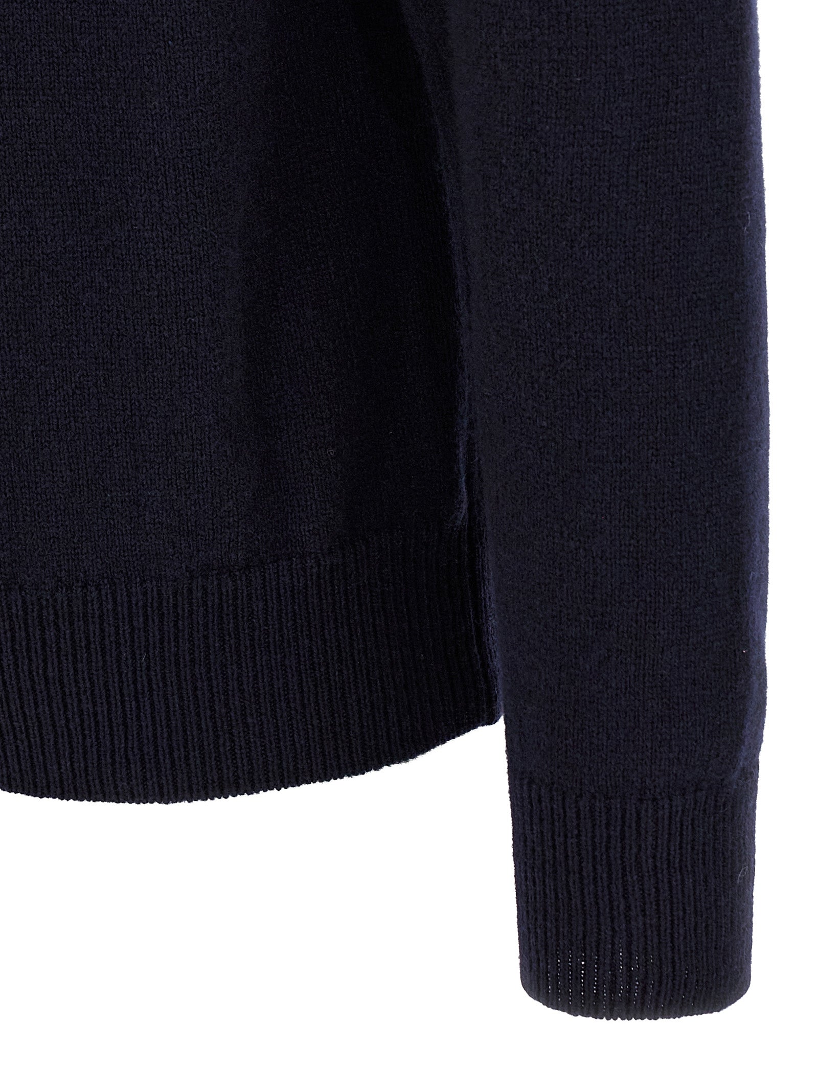 Blue Virgin Wool Cardigan