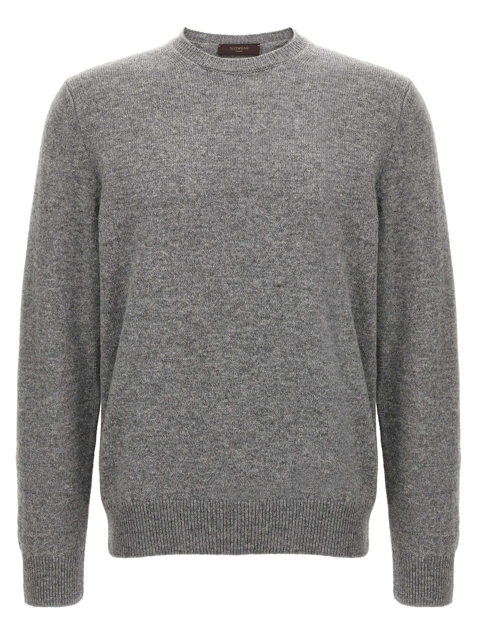 Gray Virgin Wool Cardigan