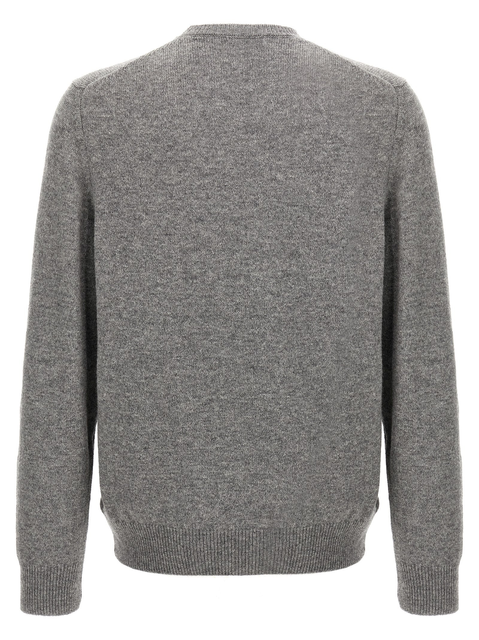 Gray Virgin Wool Cardigan