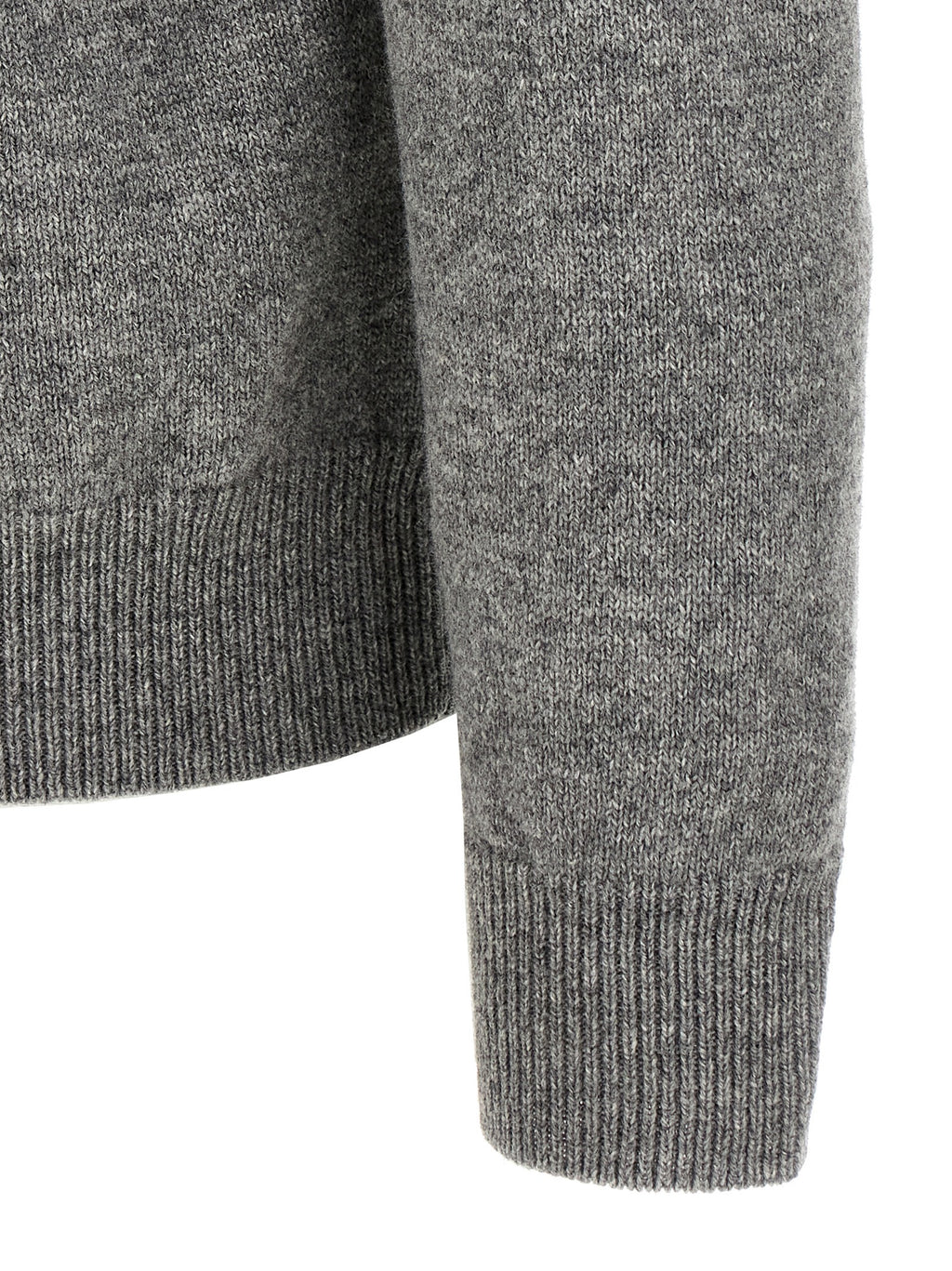 Gray Virgin Wool Cardigan