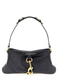 Black Cowhide Shoulder Bag