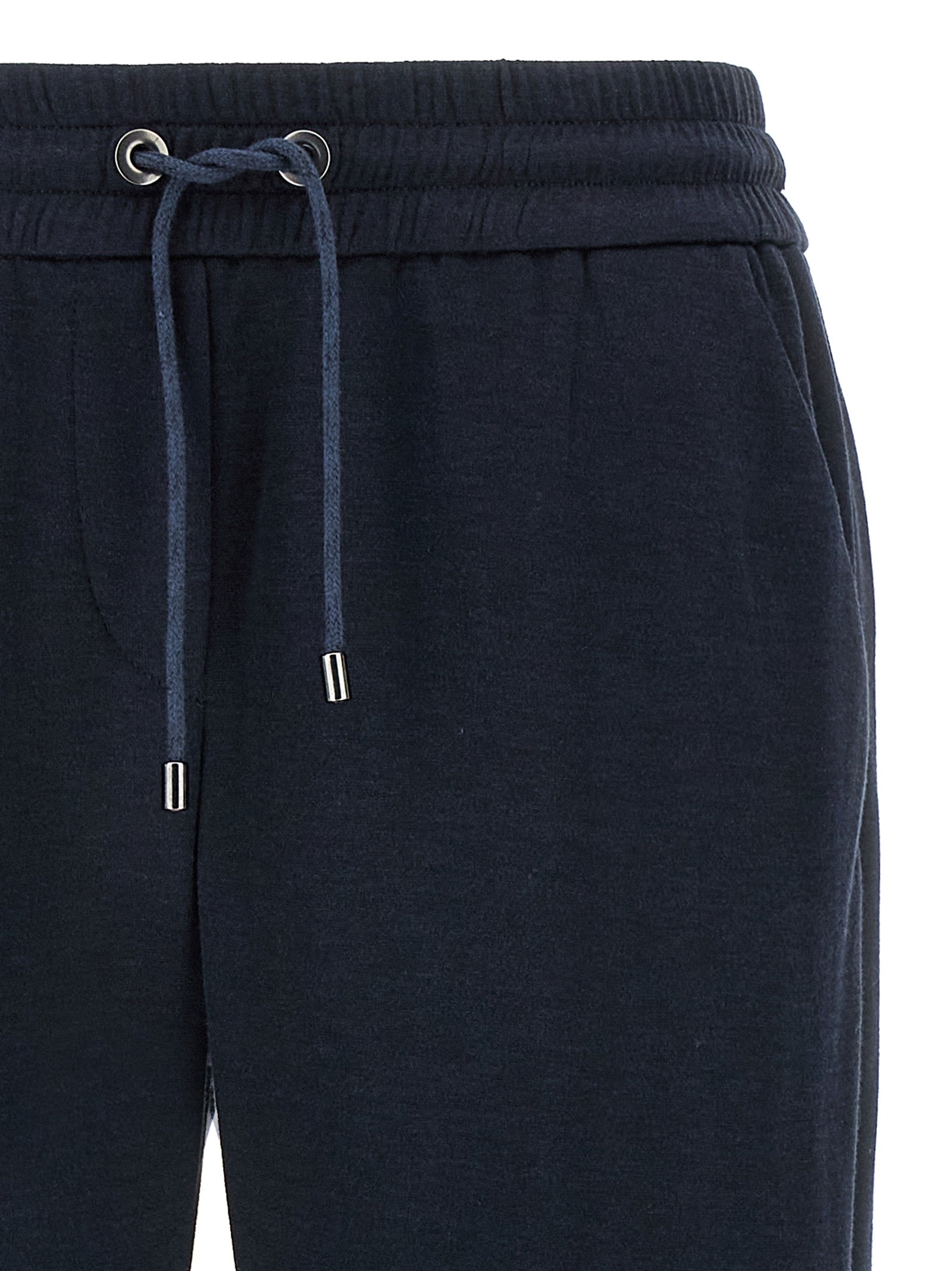 Blue Cotton Joggers (Workout Pants)