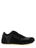 Black Calfskin Athletic Sneakers