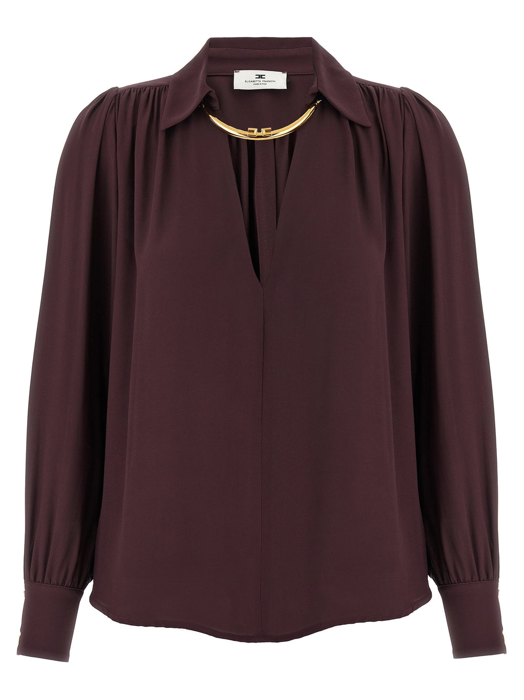 Purple Viscose Blouse