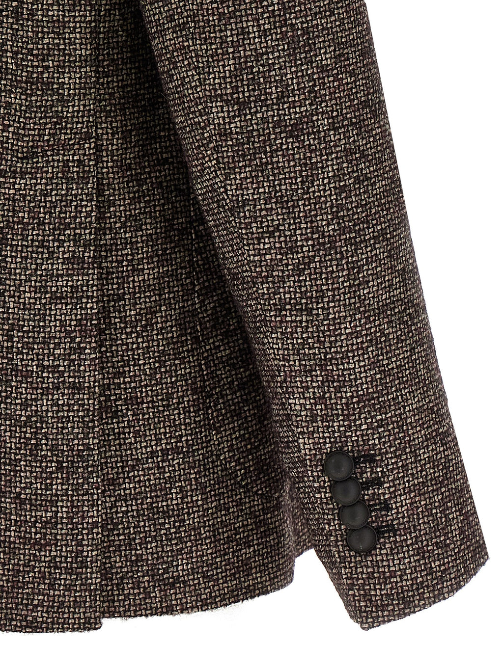 Brown Virgin Wool Blazer