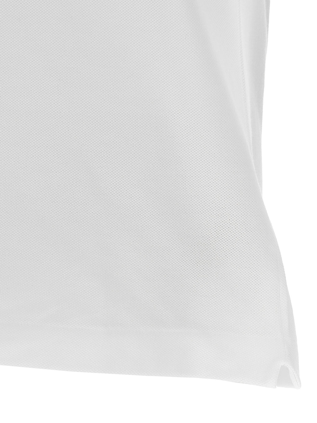 White Cotton Polo Shirt