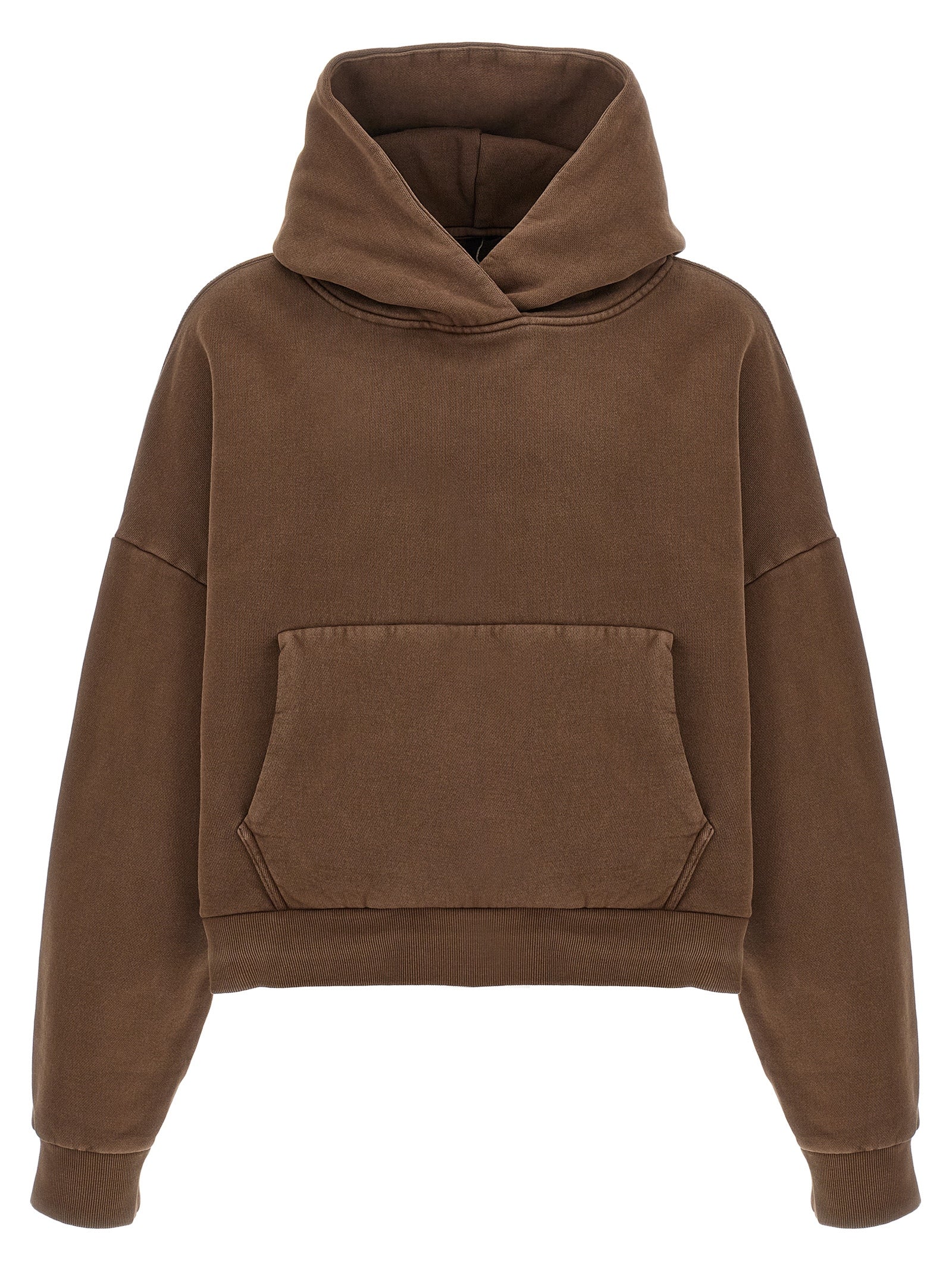 Brown Cotton Sweatshirt