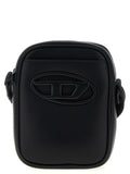 Black Polyethylene Crossbody Bag