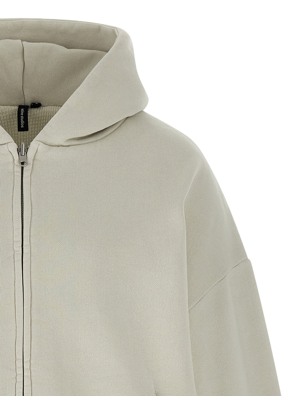 White Cotton Sweatshirt