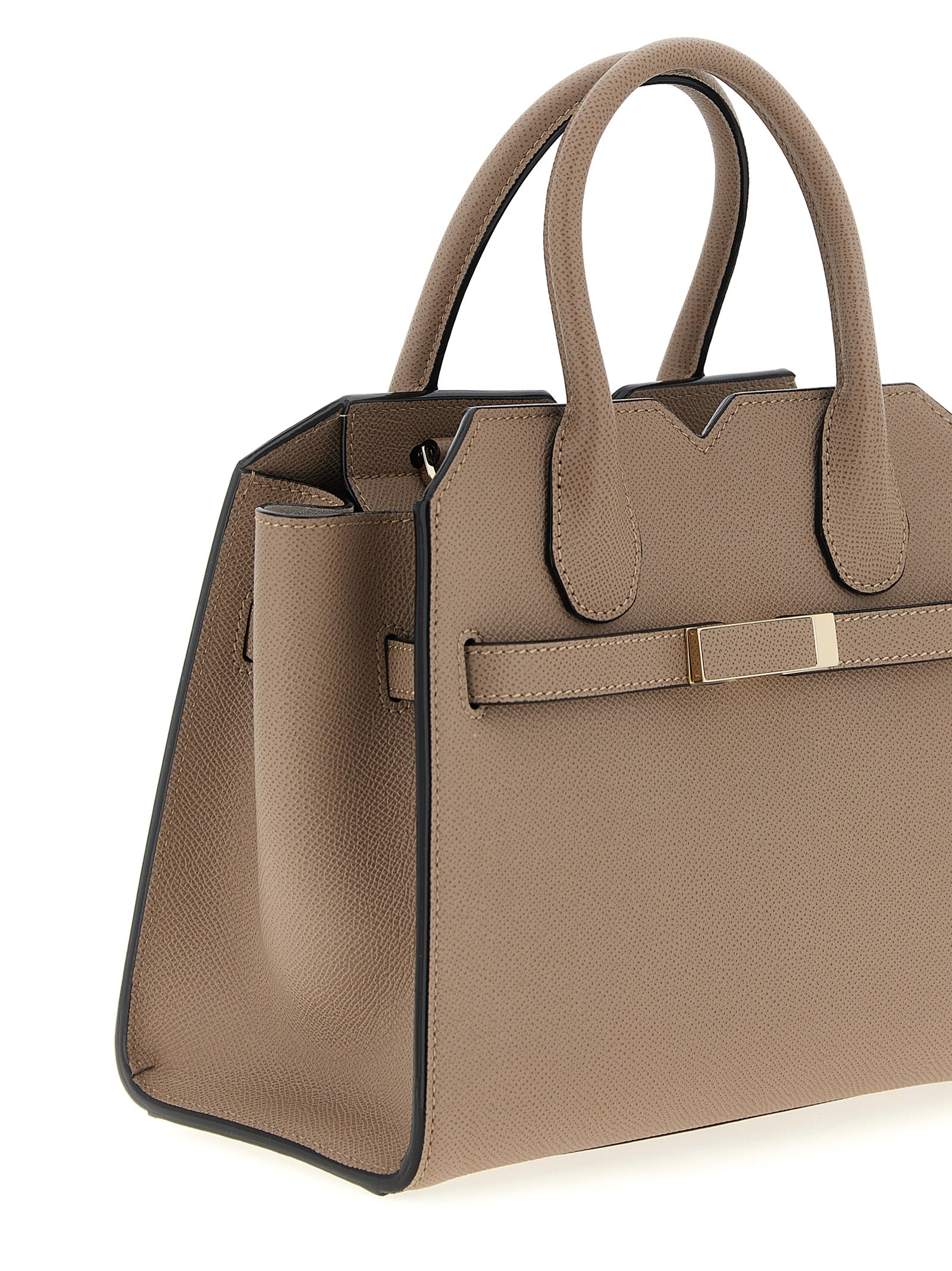 Beige Calfskin Handbag