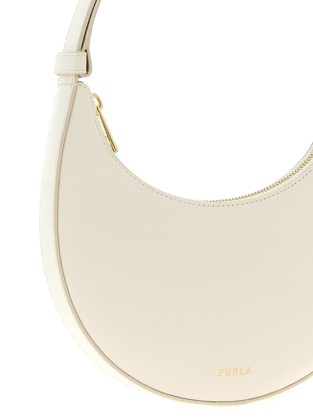 White Leather Shoulder Bag