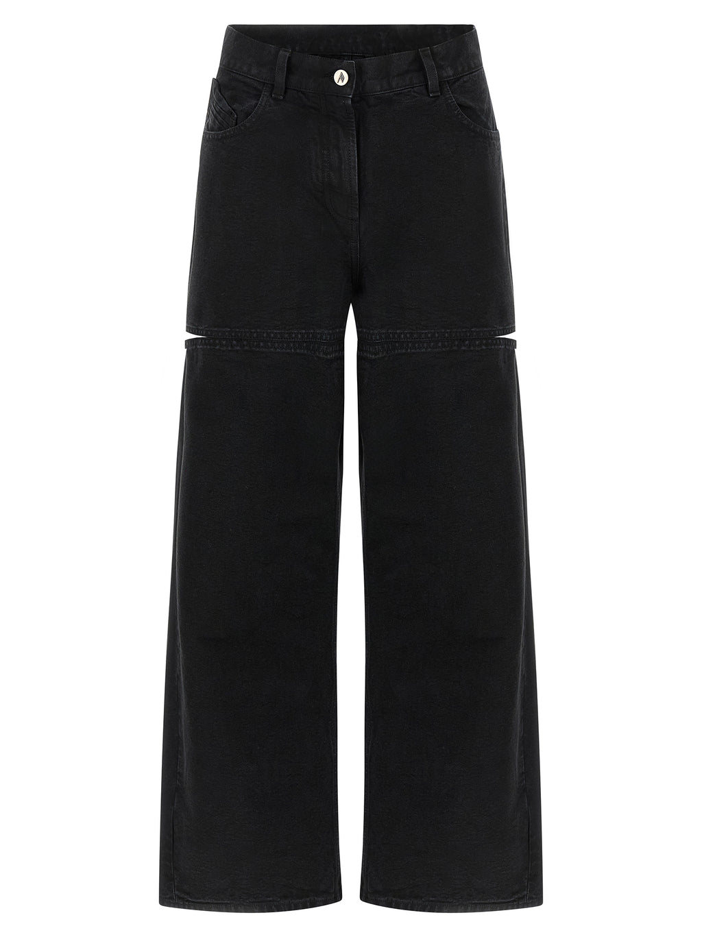 Black Cotton Jeans Denim