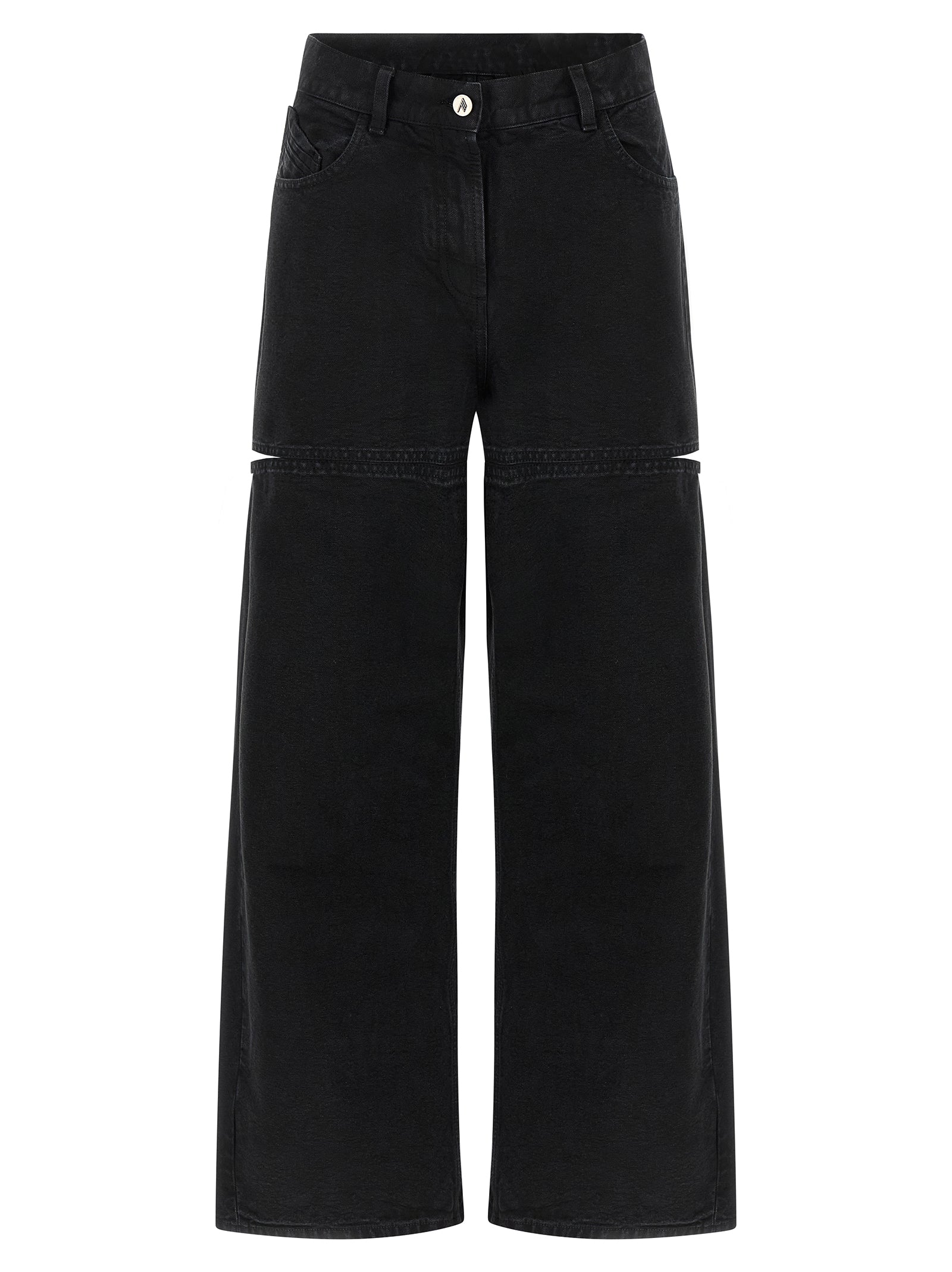 Black Cotton Jeans Denim