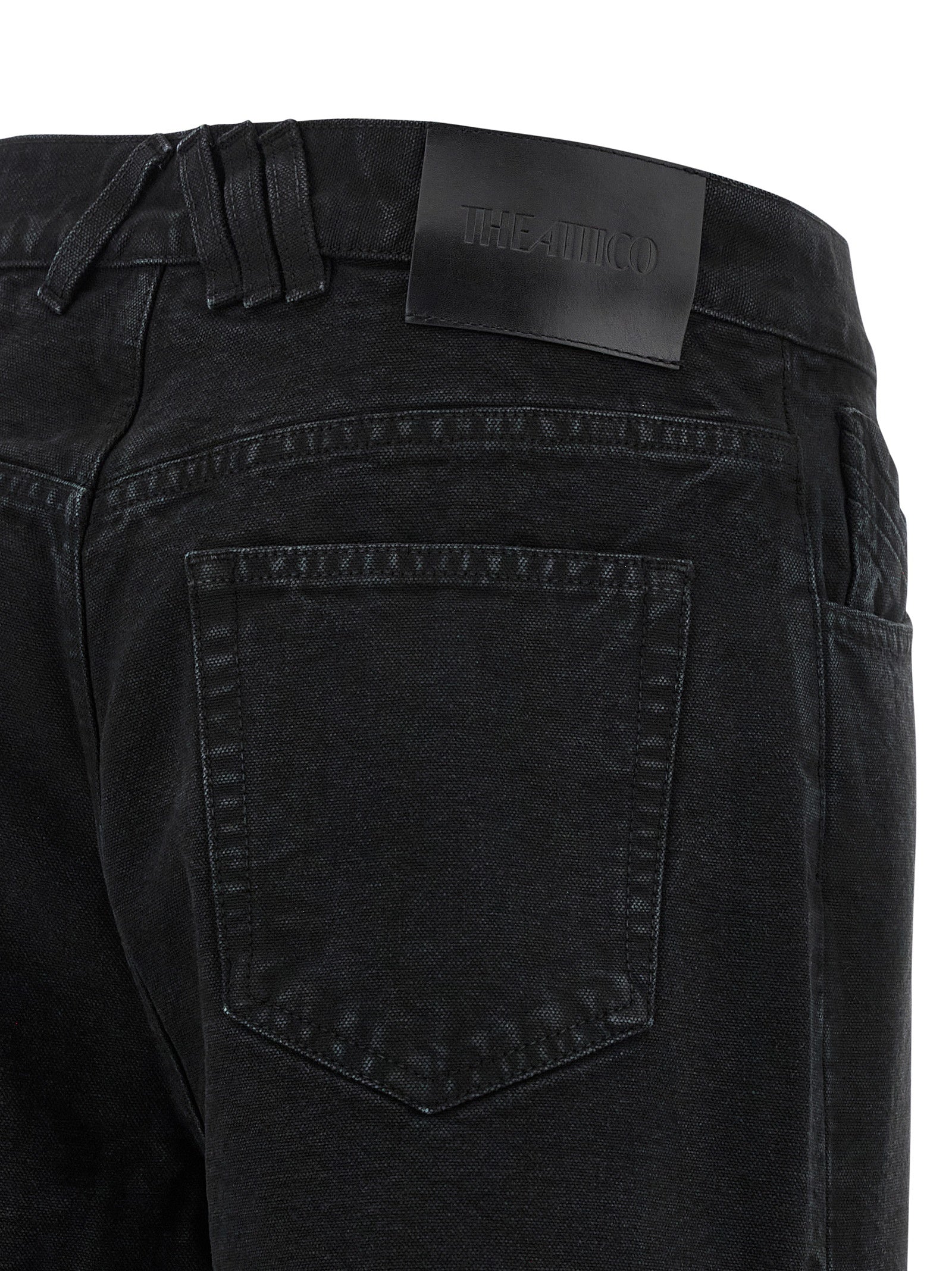 Black Cotton Jeans Denim