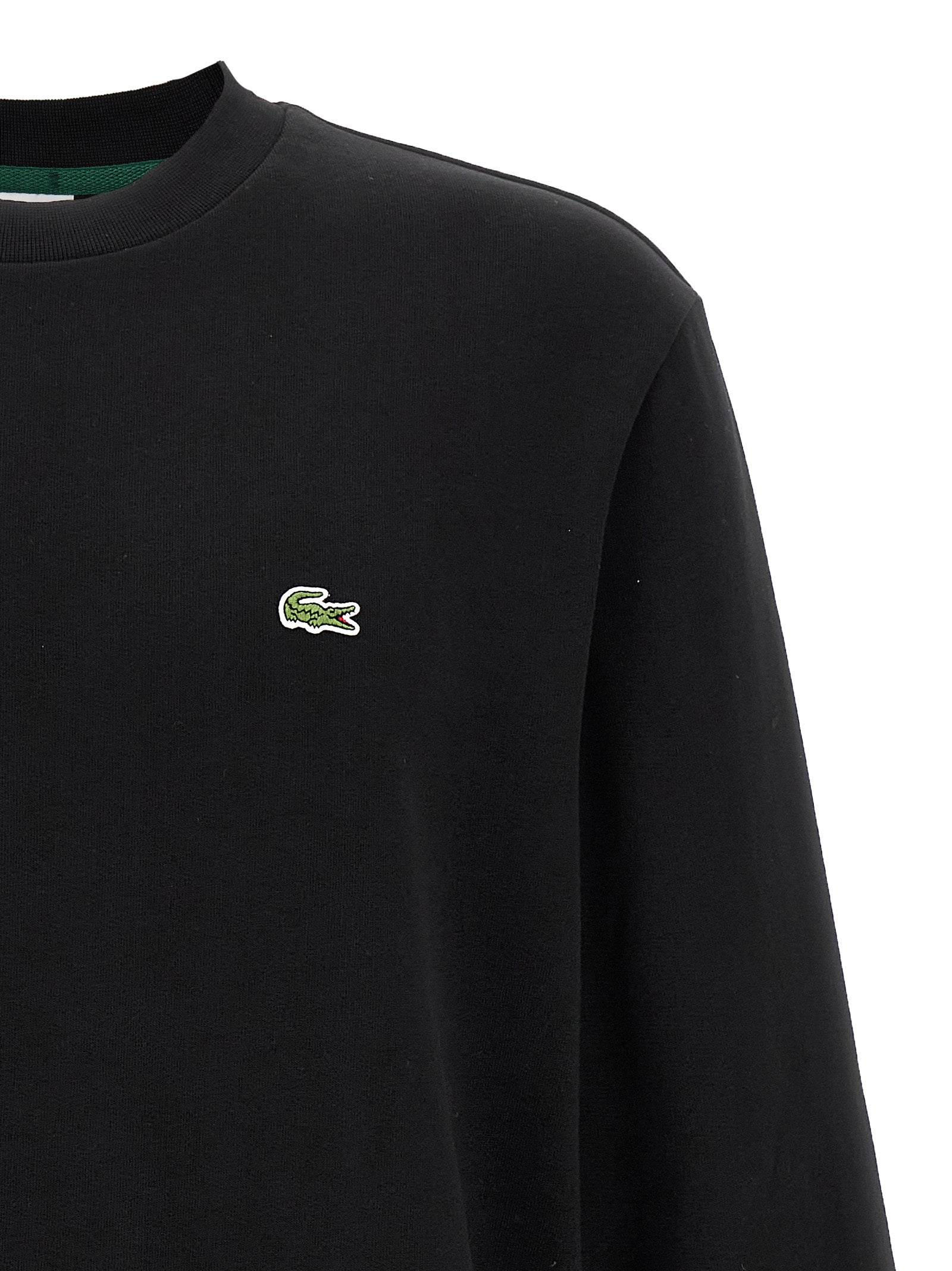 Black Cotton Sweatshirt