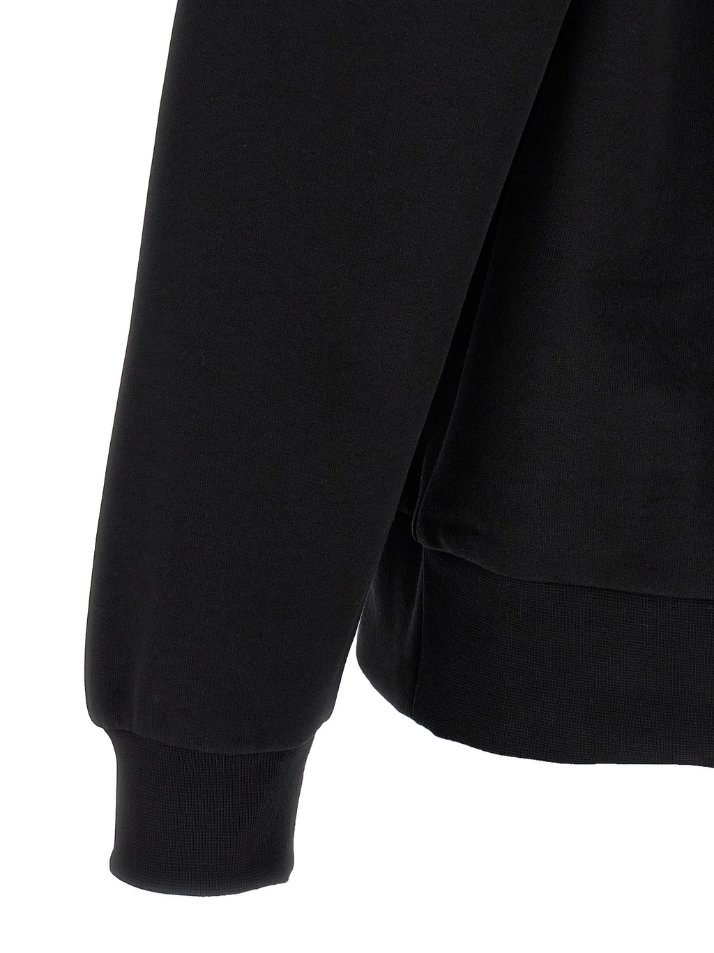 Black Cotton Sweatshirt