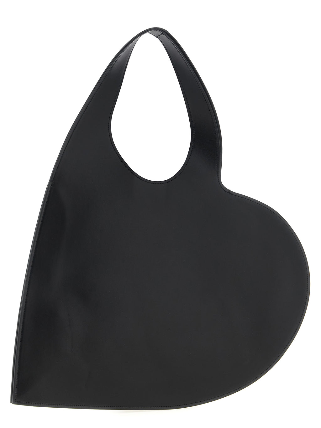 Black Cowhide Shoulder Bag