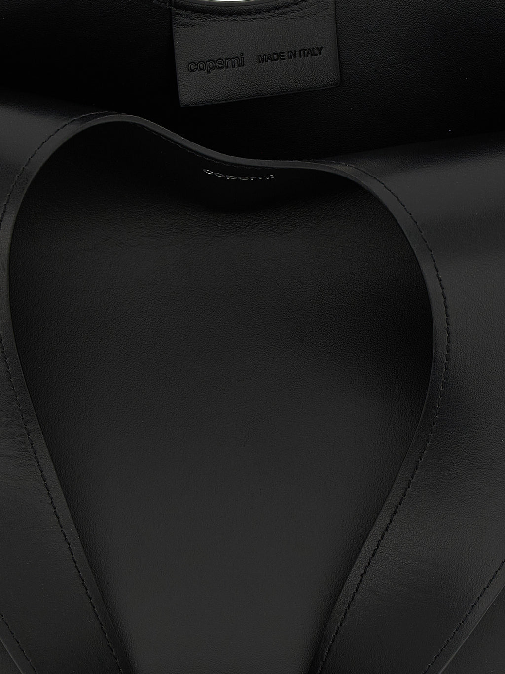 Black Cowhide Shoulder Bag