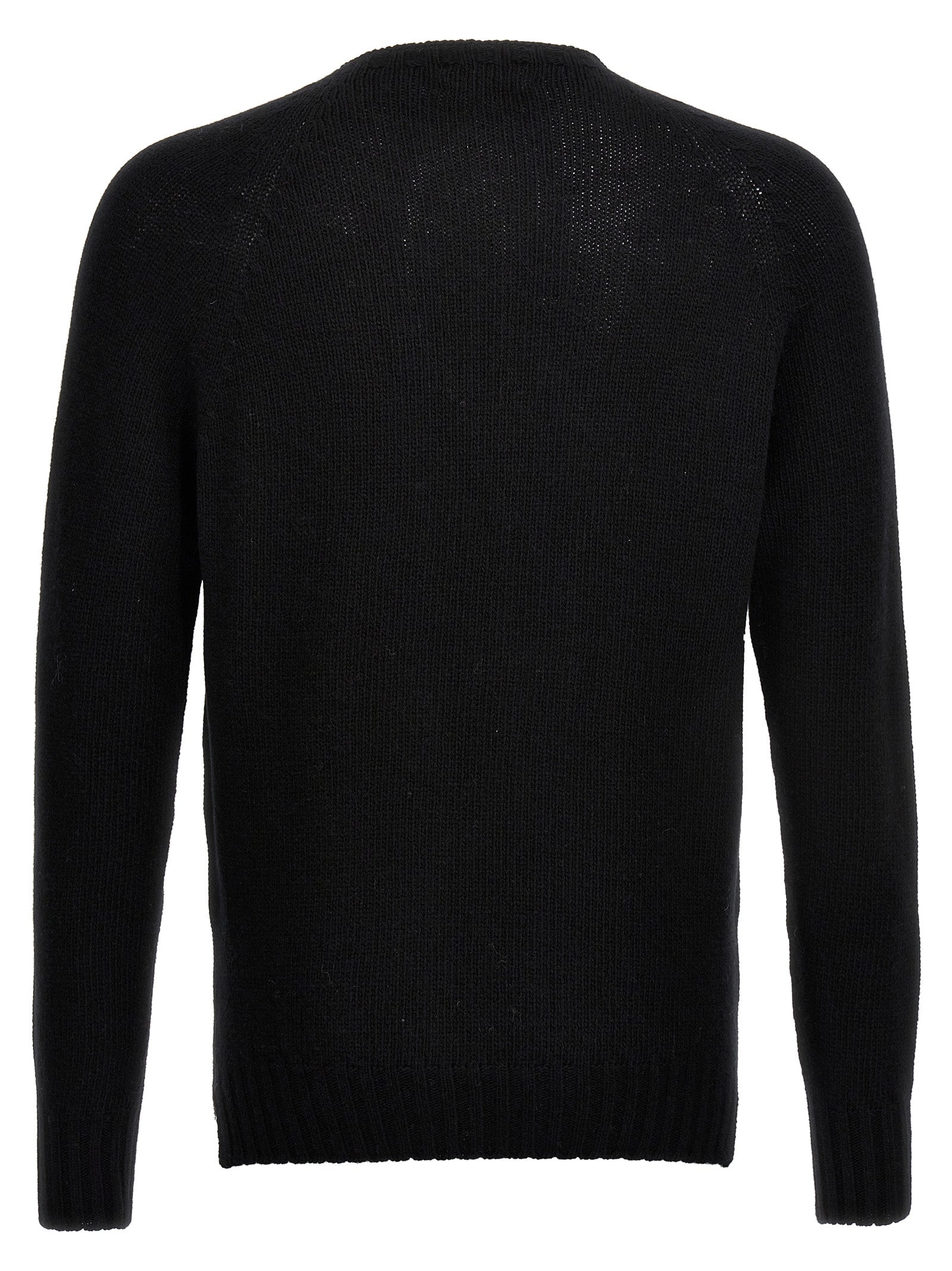 Black Virgin Wool Cardigan