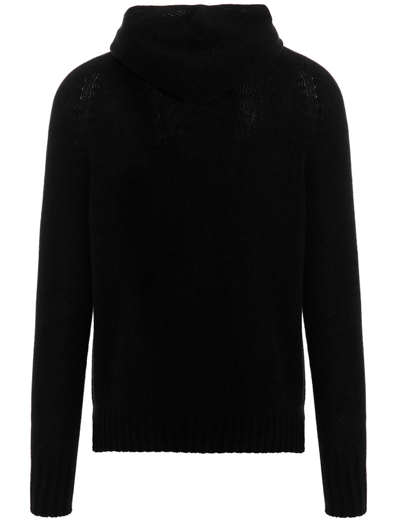Black Virgin Wool Cardigan