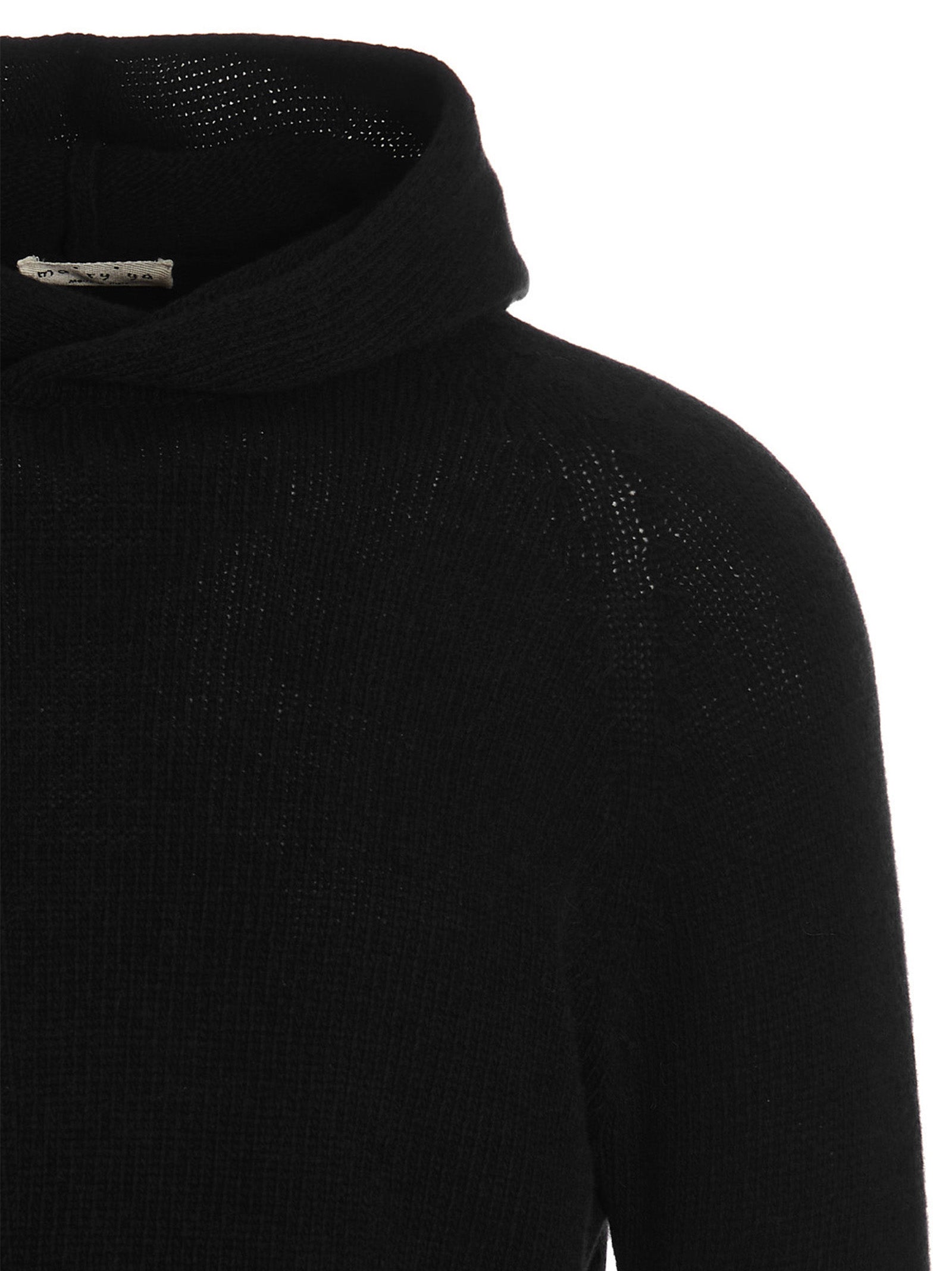 Black Virgin Wool Cardigan