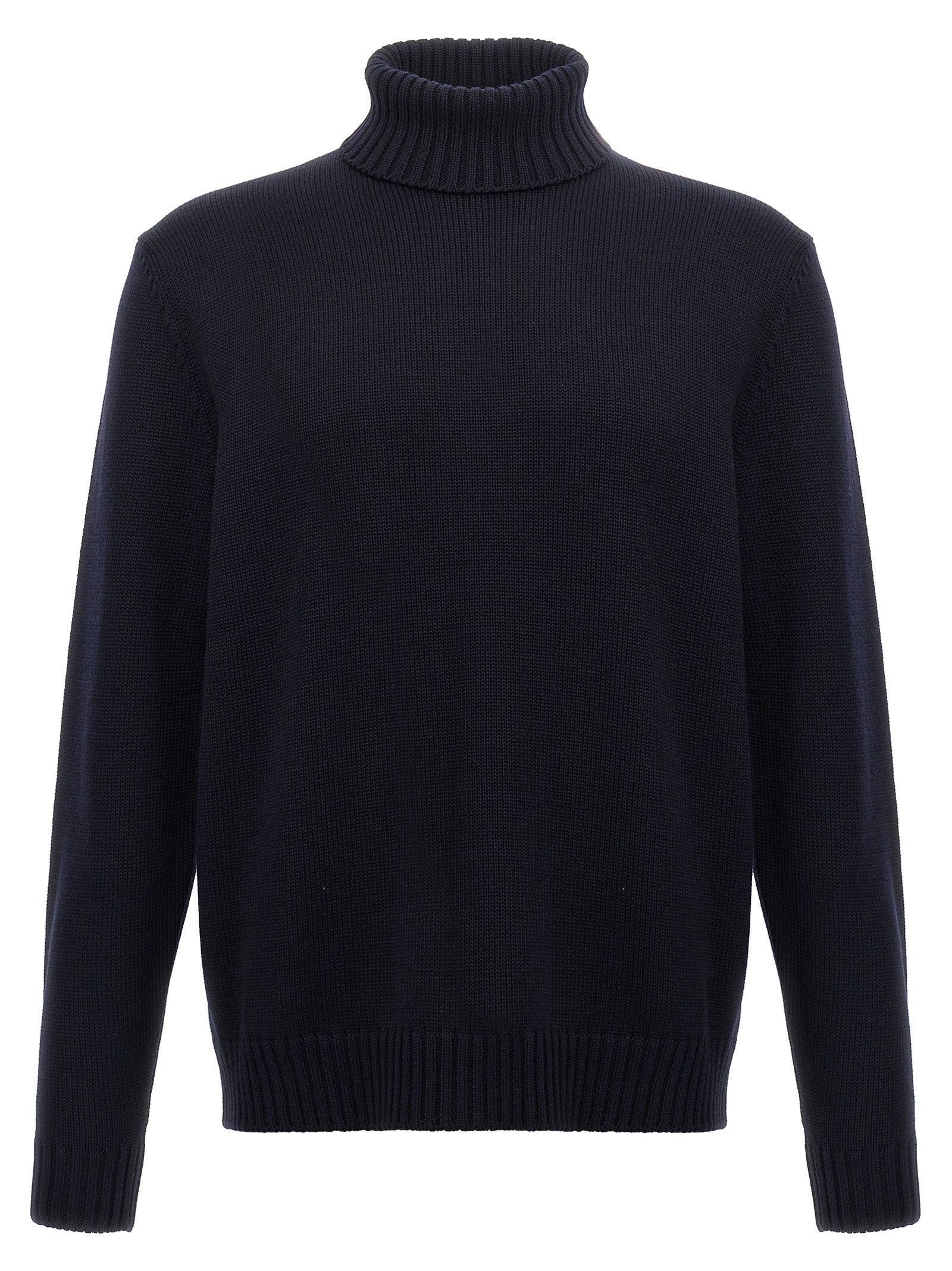 Blue Virgin Wool Cardigan