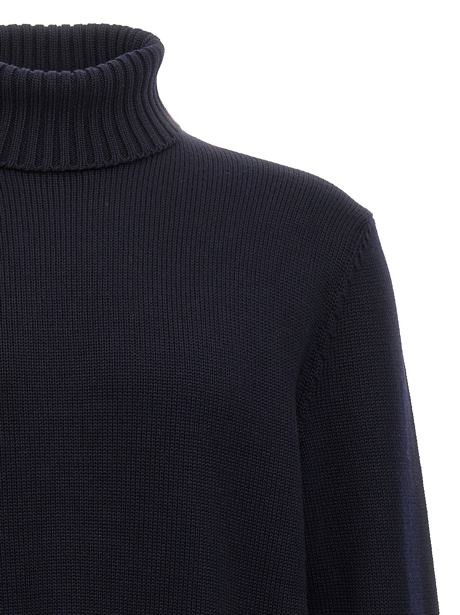 Blue Virgin Wool Cardigan