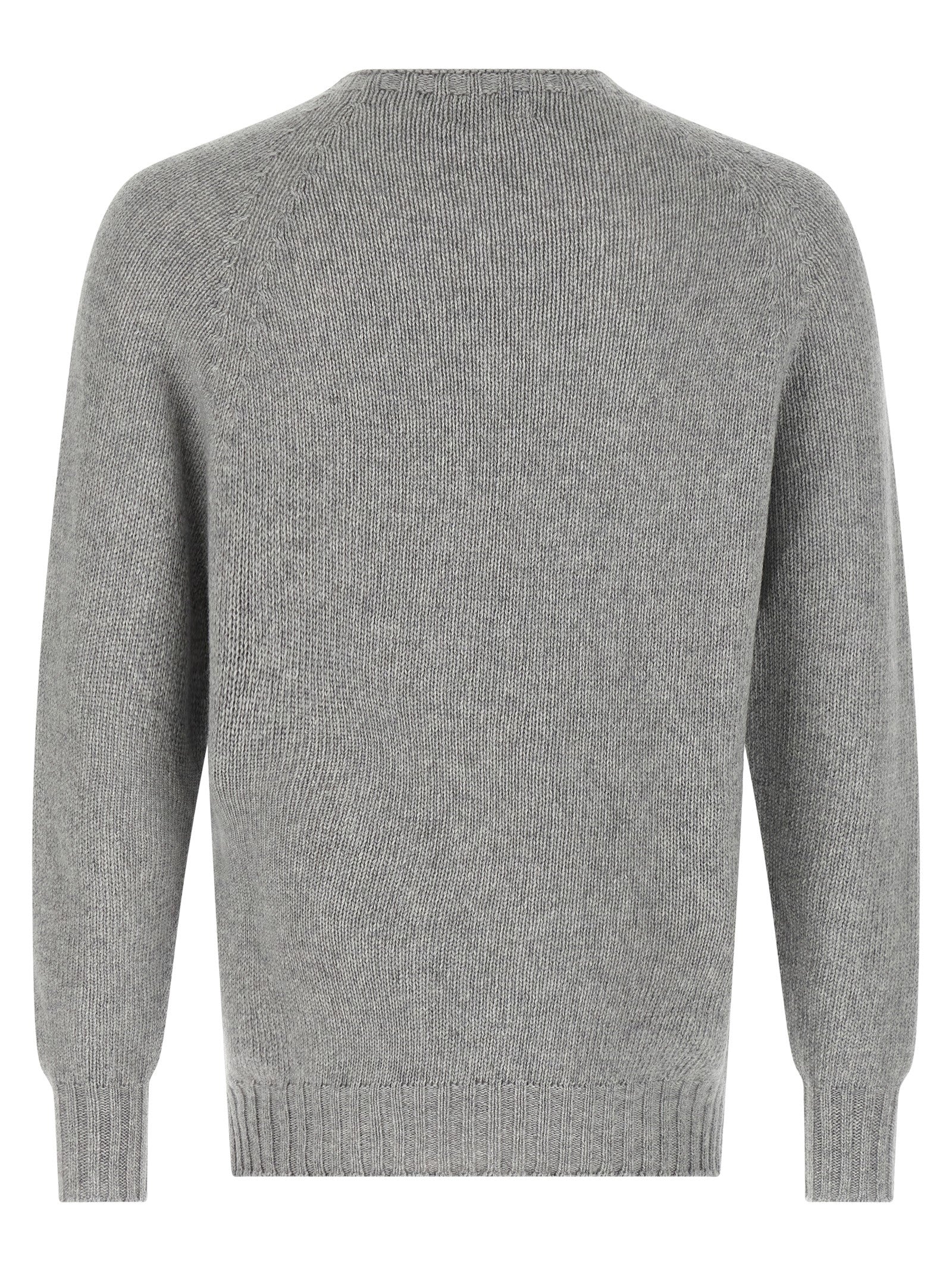 Gray Virgin Wool Cardigan
