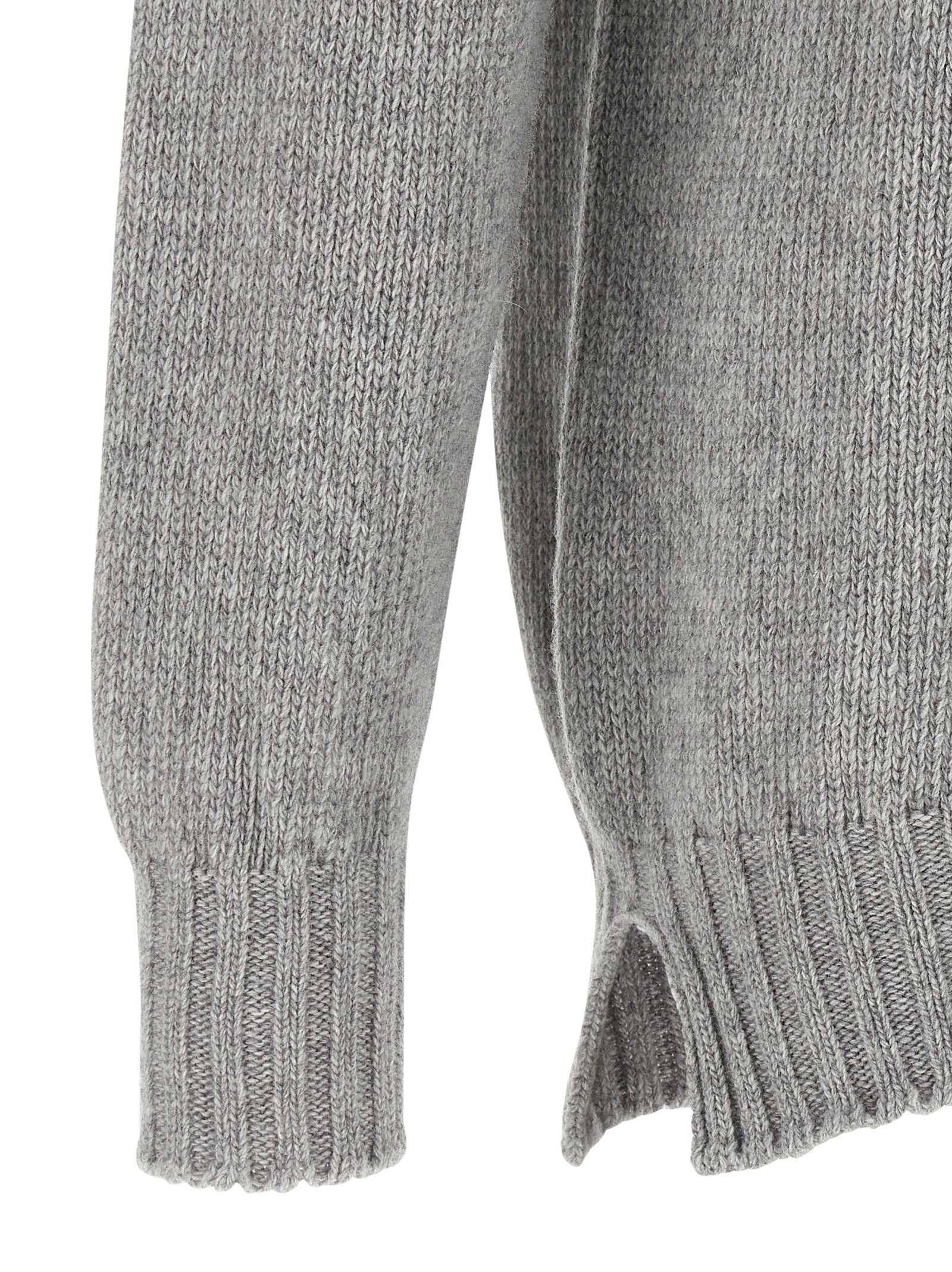 Gray Virgin Wool Cardigan