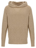 Beige Virgin Wool Cardigan
