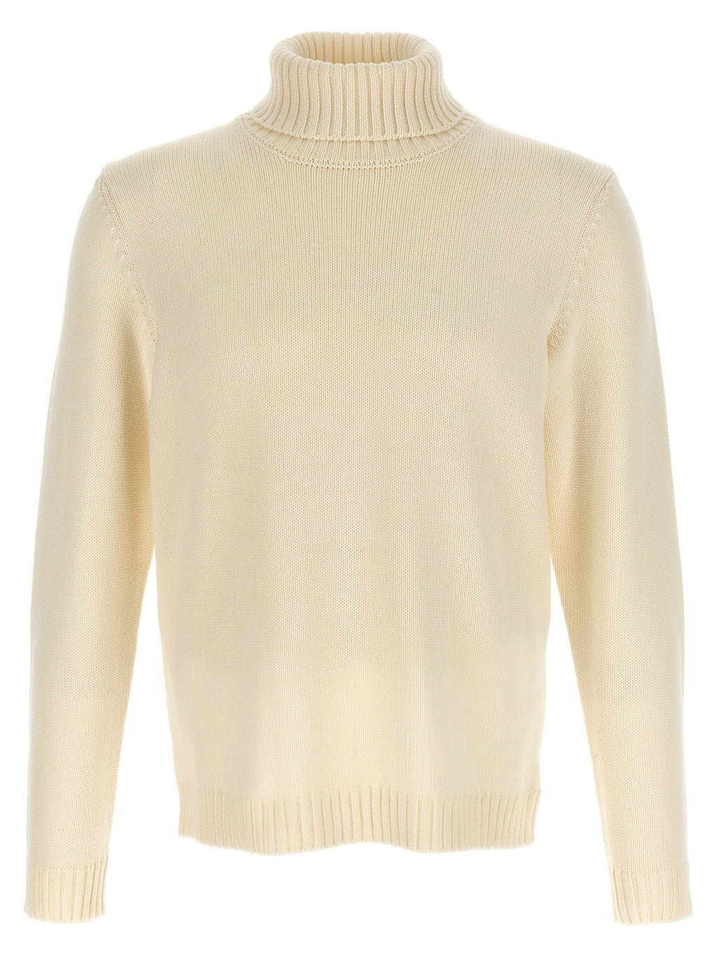White Virgin Wool Cardigan